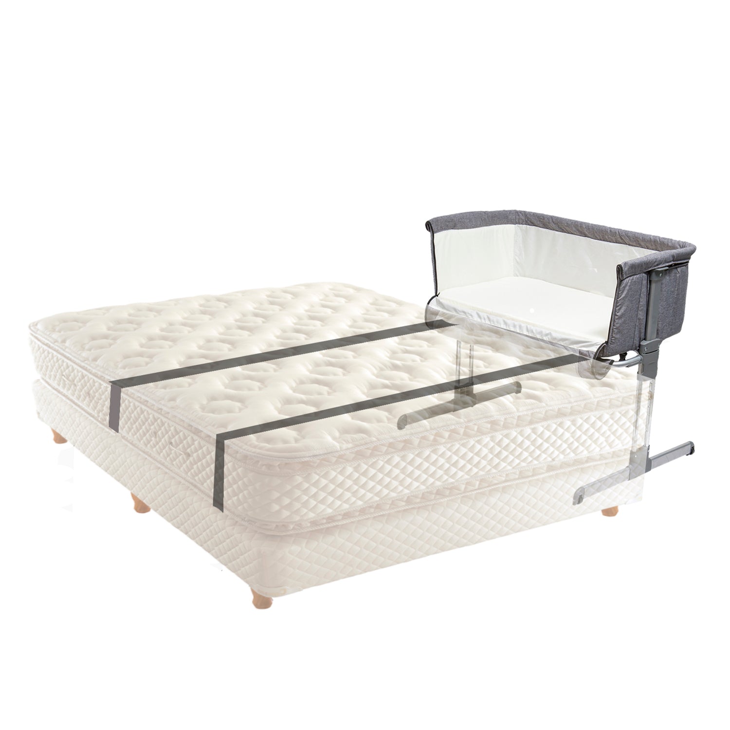 Cuna Colecho Side By Side Beige