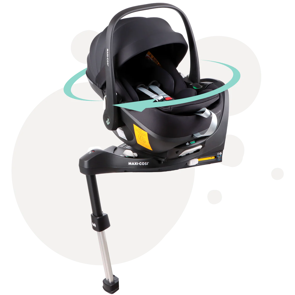 Silla Auto Nido Pebble 360° Pro+ Familyfix 360 Pro Essential Maxi Cosi