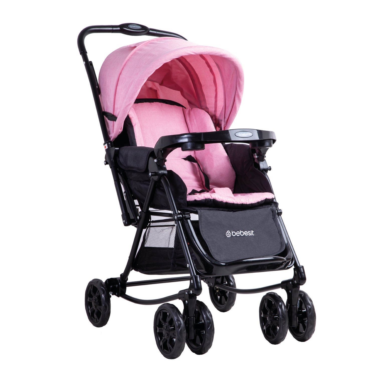 Coche Cuna Balancin Sx Rosado