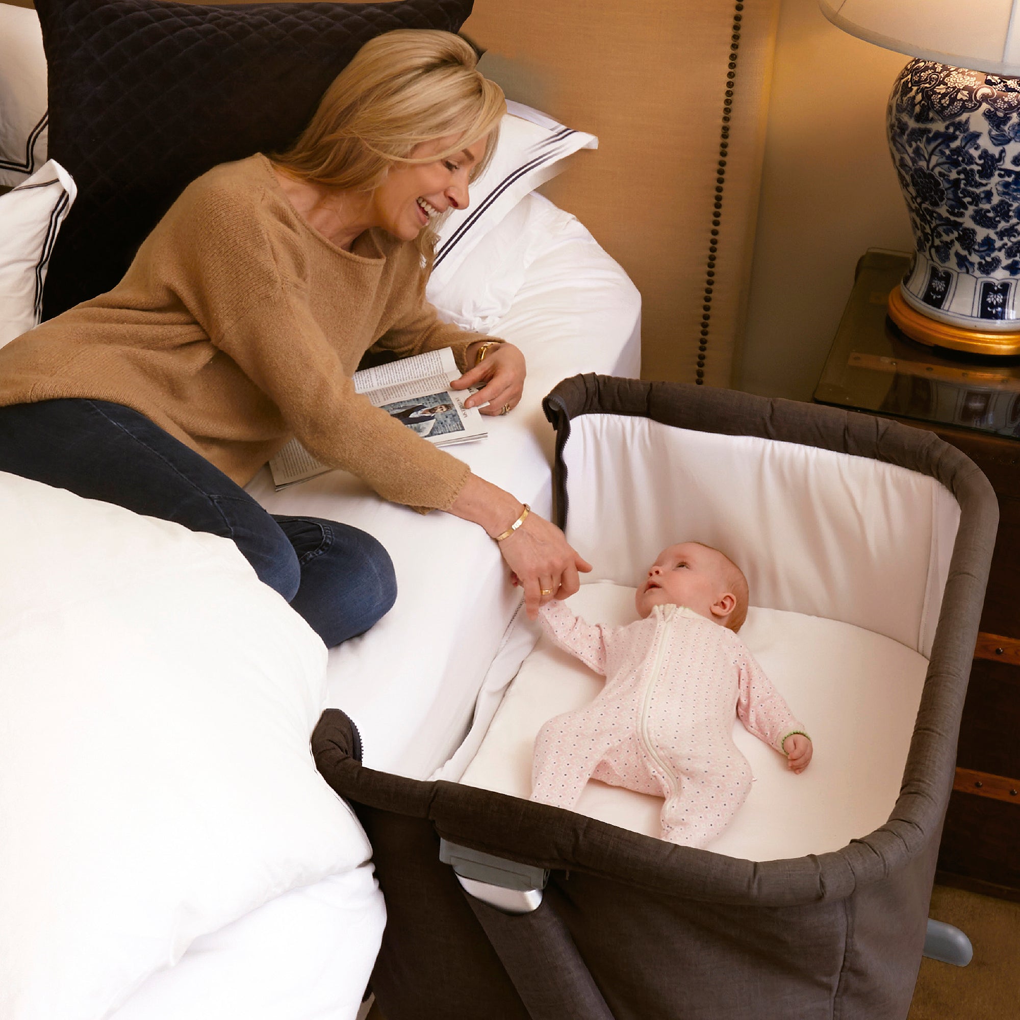 Cuna Colecho Side By Side Beige