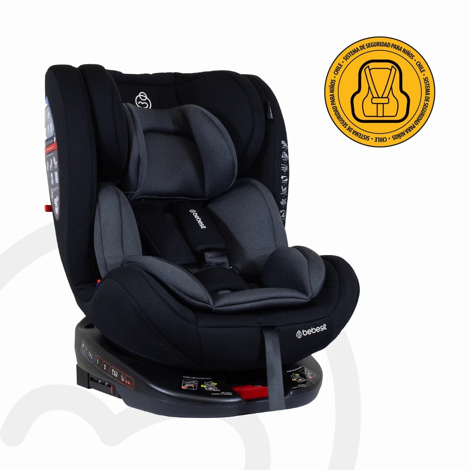 Silla De Auto Convertible Onefix Light Grey