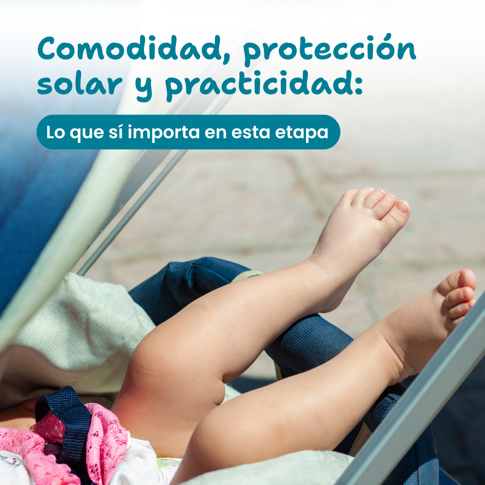 Comodidad, protección solar y practicidad: Lo que SÍ importa en el primer verano de tu bebé