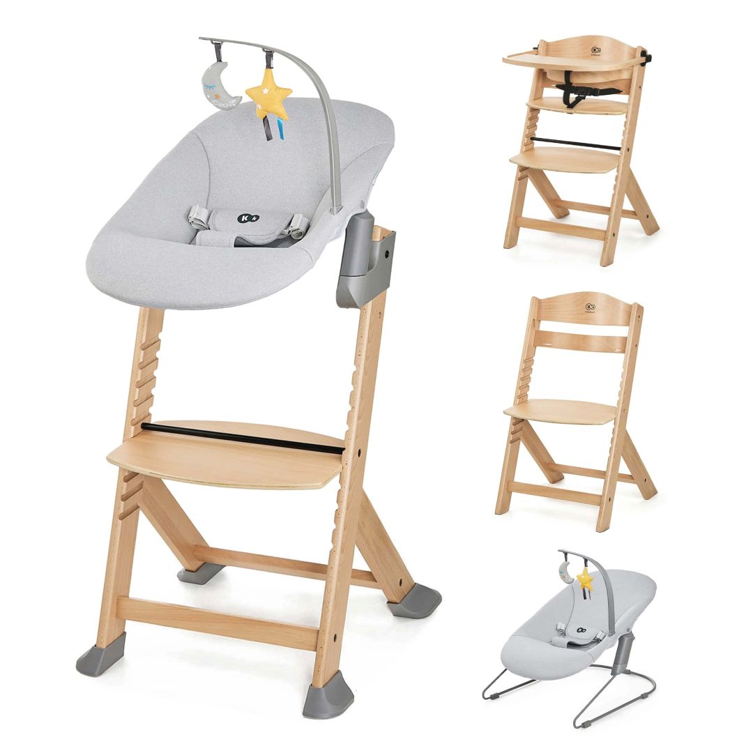 Silla de comer evolutiva 4 en 1 Enock Wood + Calmee