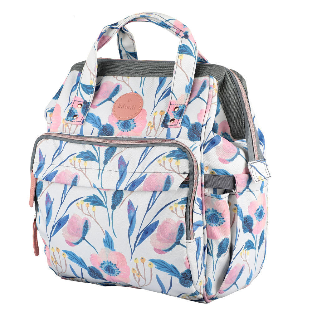 Mochila Pañalera Open Floral