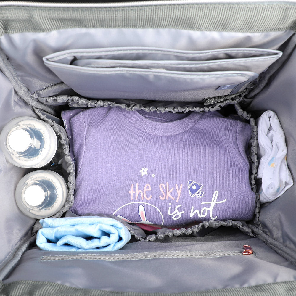 Mochila Pañalera Open Floral