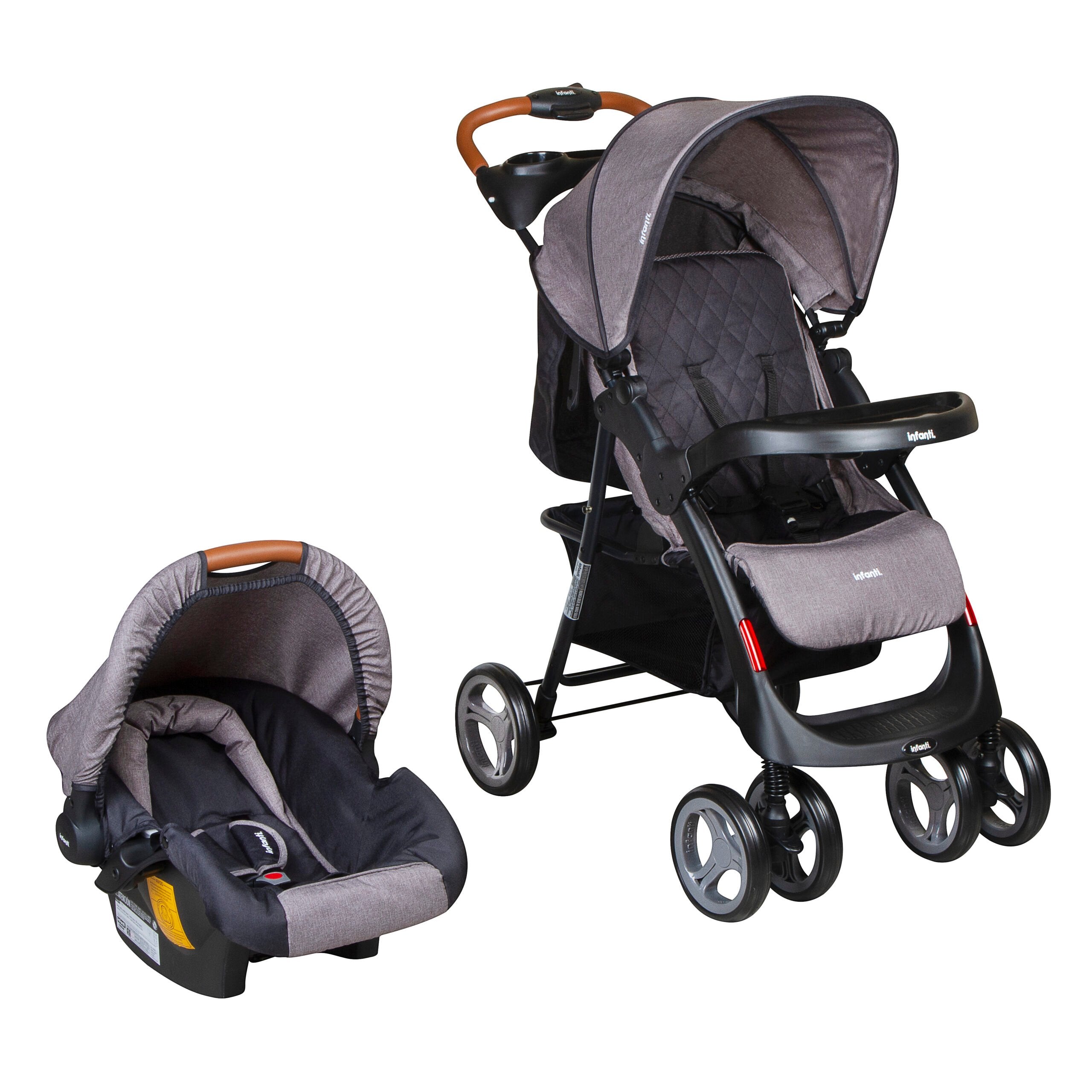 Coche Travel System Pompeya Gray