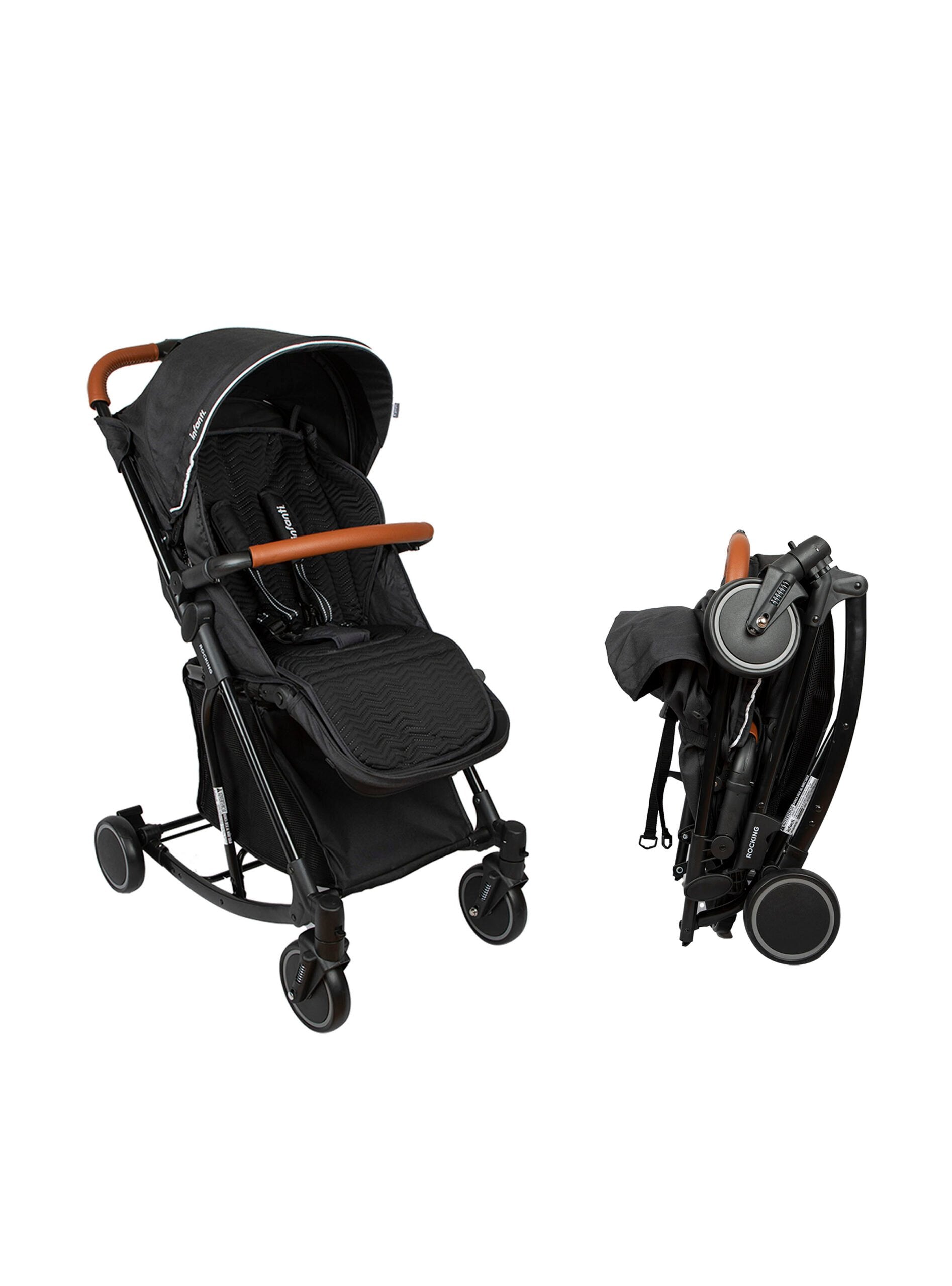 Coche Paseo Rocking Black