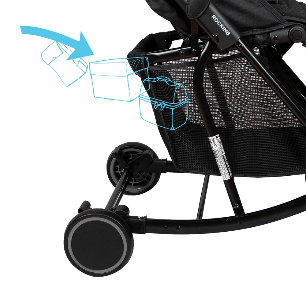Coche Paseo Rocking Grey
