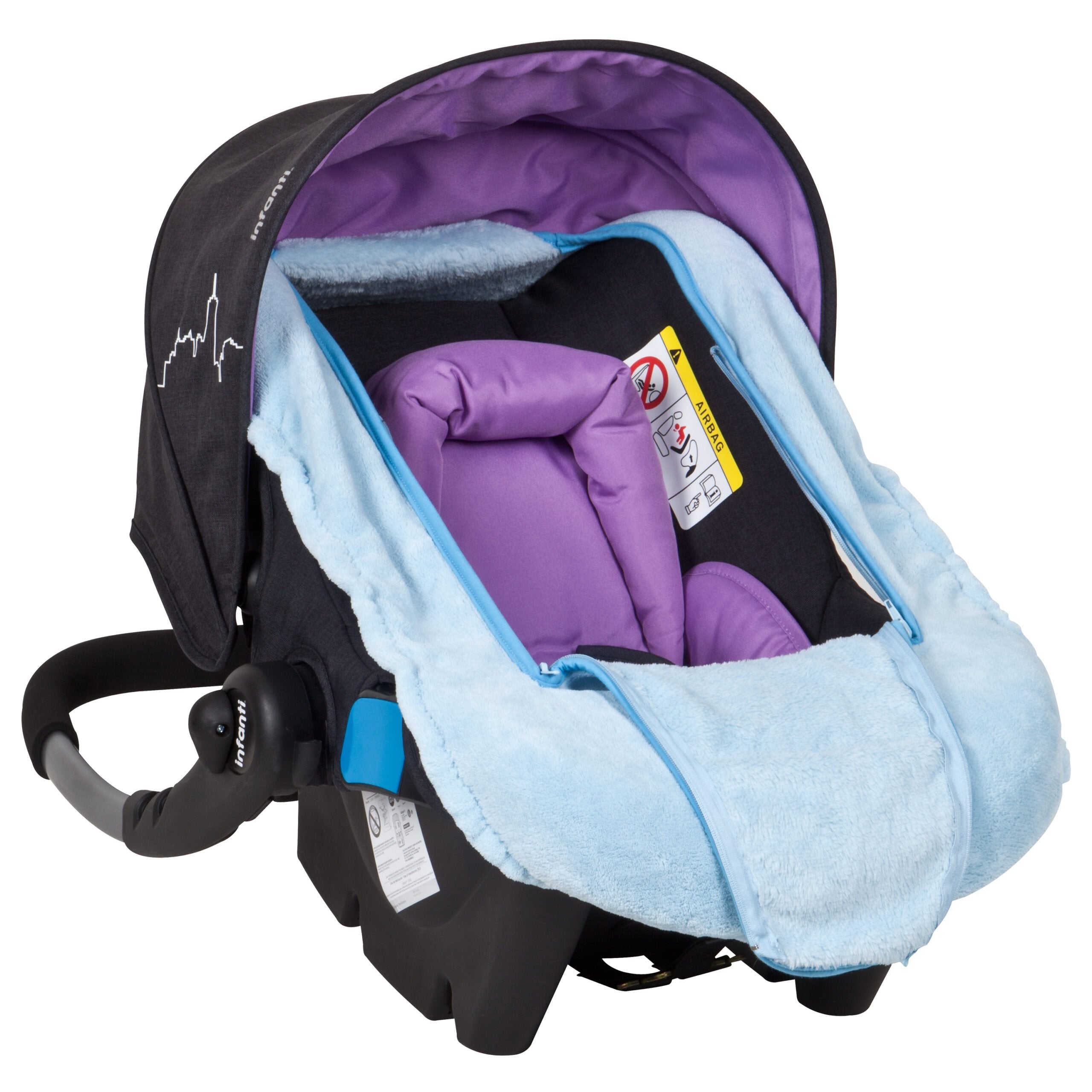 Coche Travel System I-giro Gris