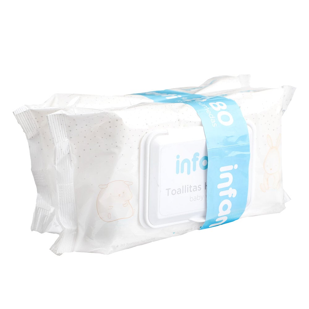 Toallita Humeda Bebe Pack 2 X 80un Ct