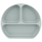 Plato con Divisiones azul