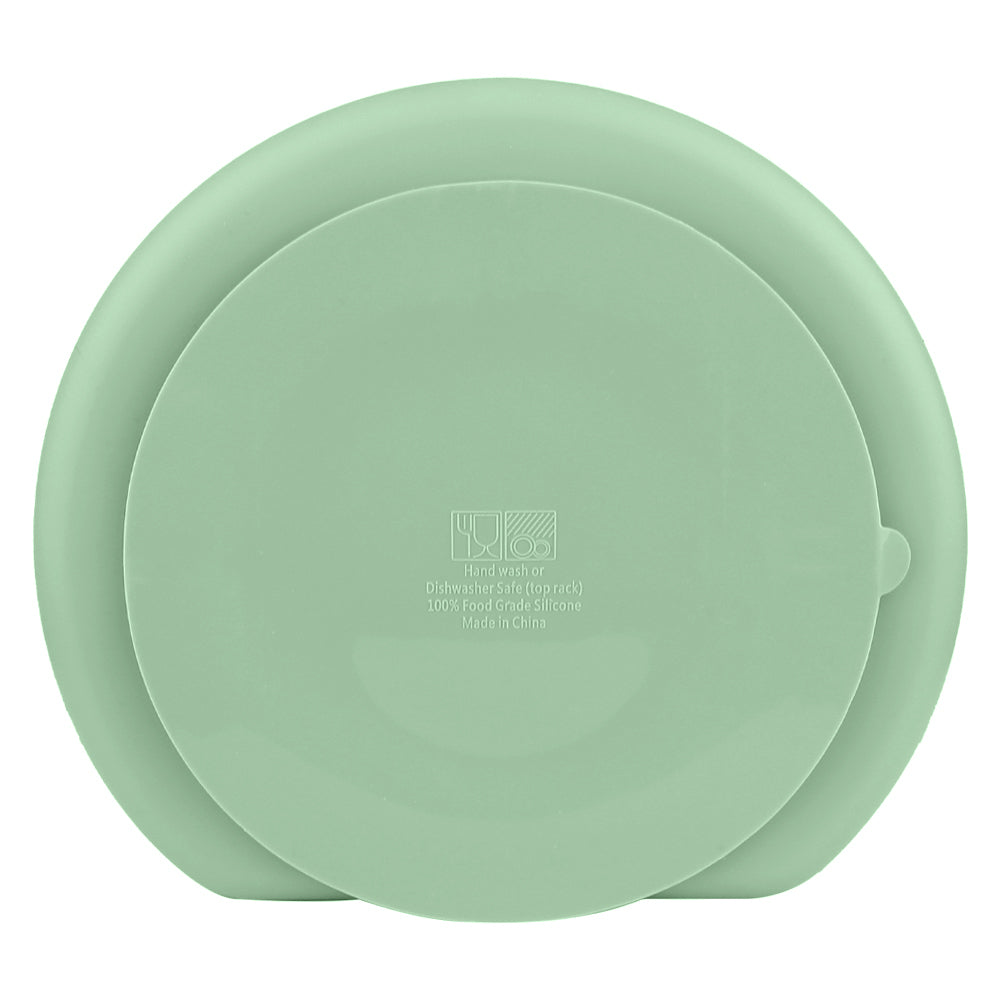 Plato con Divisiones verde