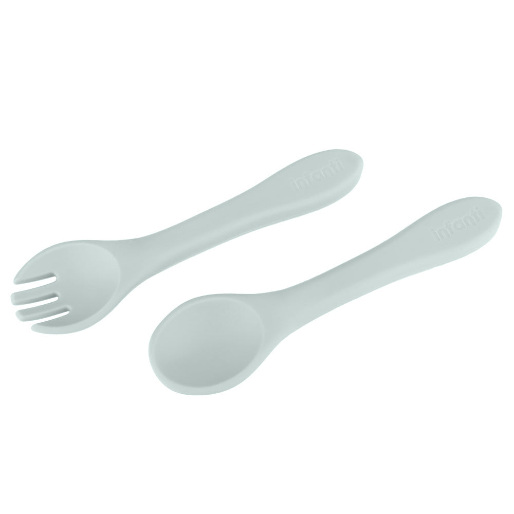 Set Cuchara y Tenedor azul