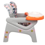 Silla Comer Alta Sit-up Plus Naranja/azul