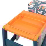 Silla Comer Alta Sit-up Plus Naranja/azul