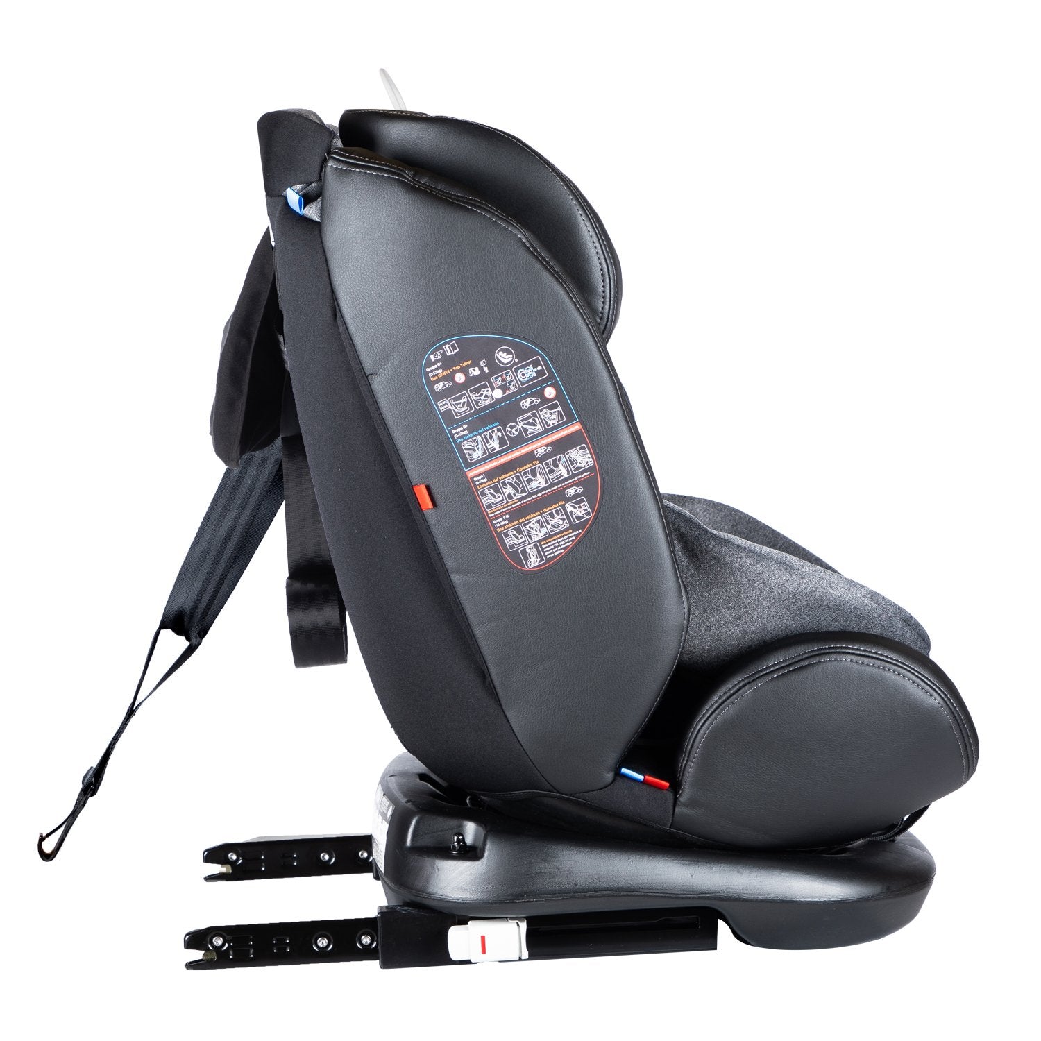 Silla De Auto Convertible I-giro 360 Gris Claro
