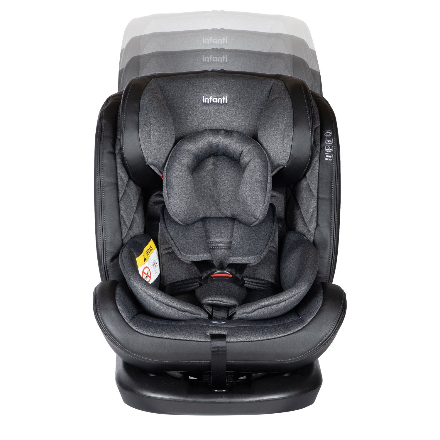 Silla De Auto Convertible I-giro 360 Gris Claro
