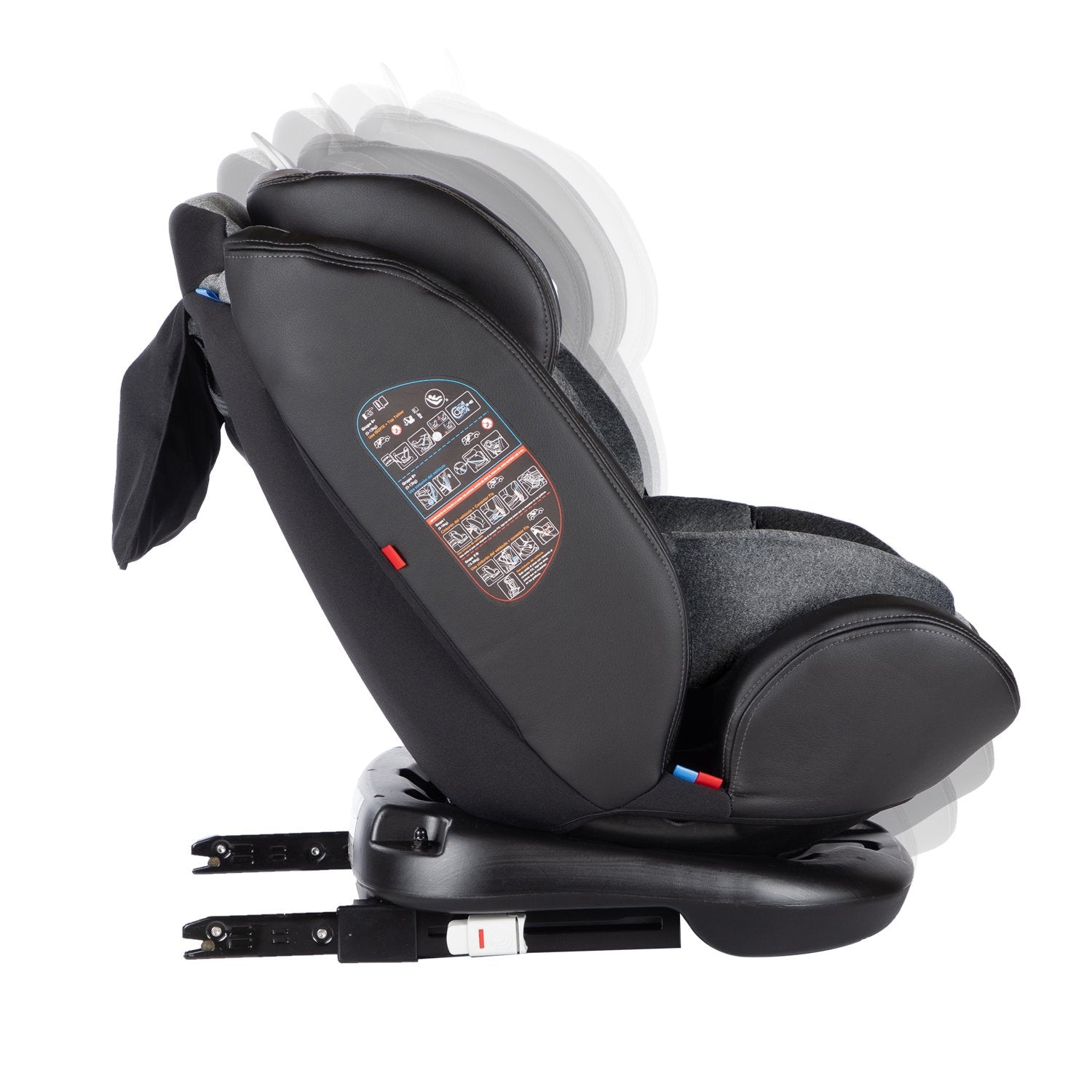 Silla De Auto Convertible I-giro 360 Gris Claro