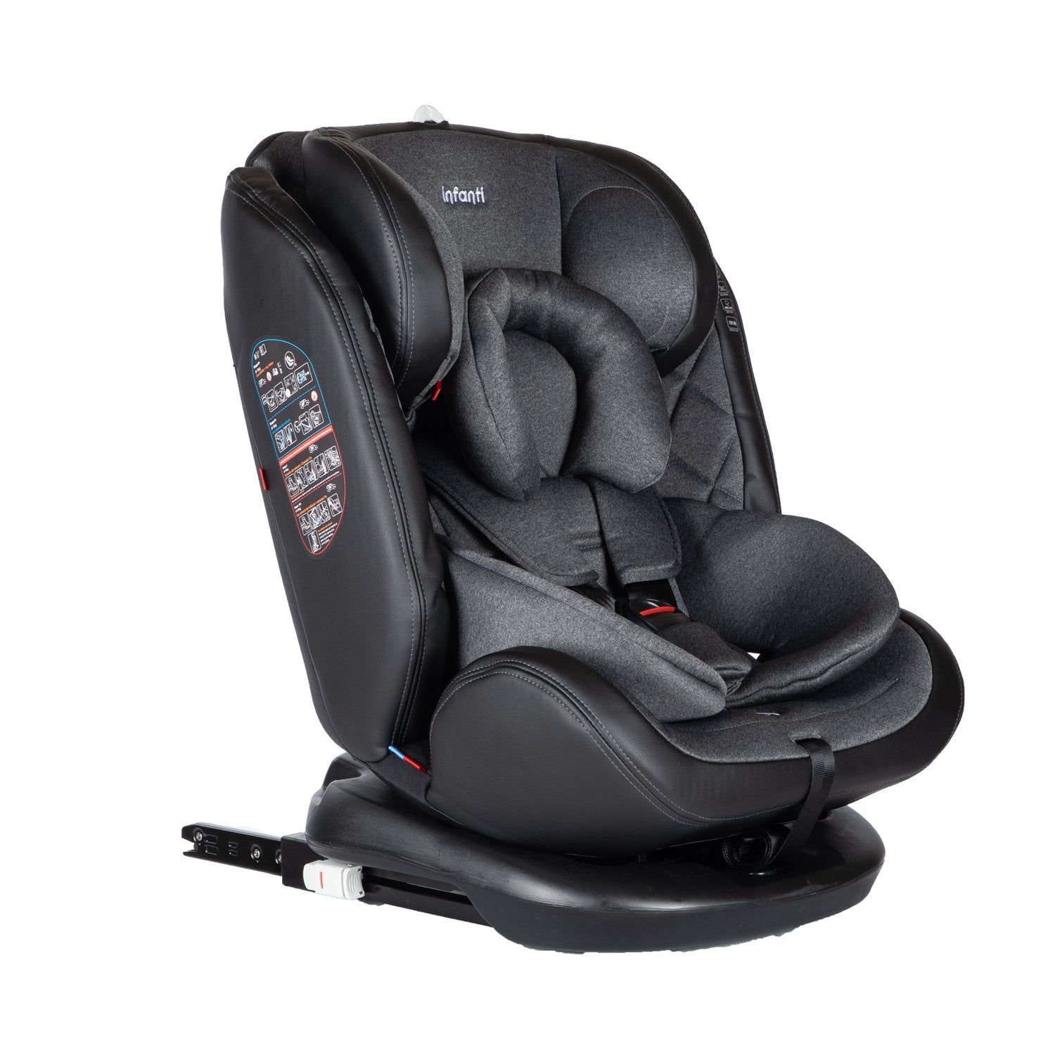 Silla De Auto Convertible I-giro 360 Gris Claro