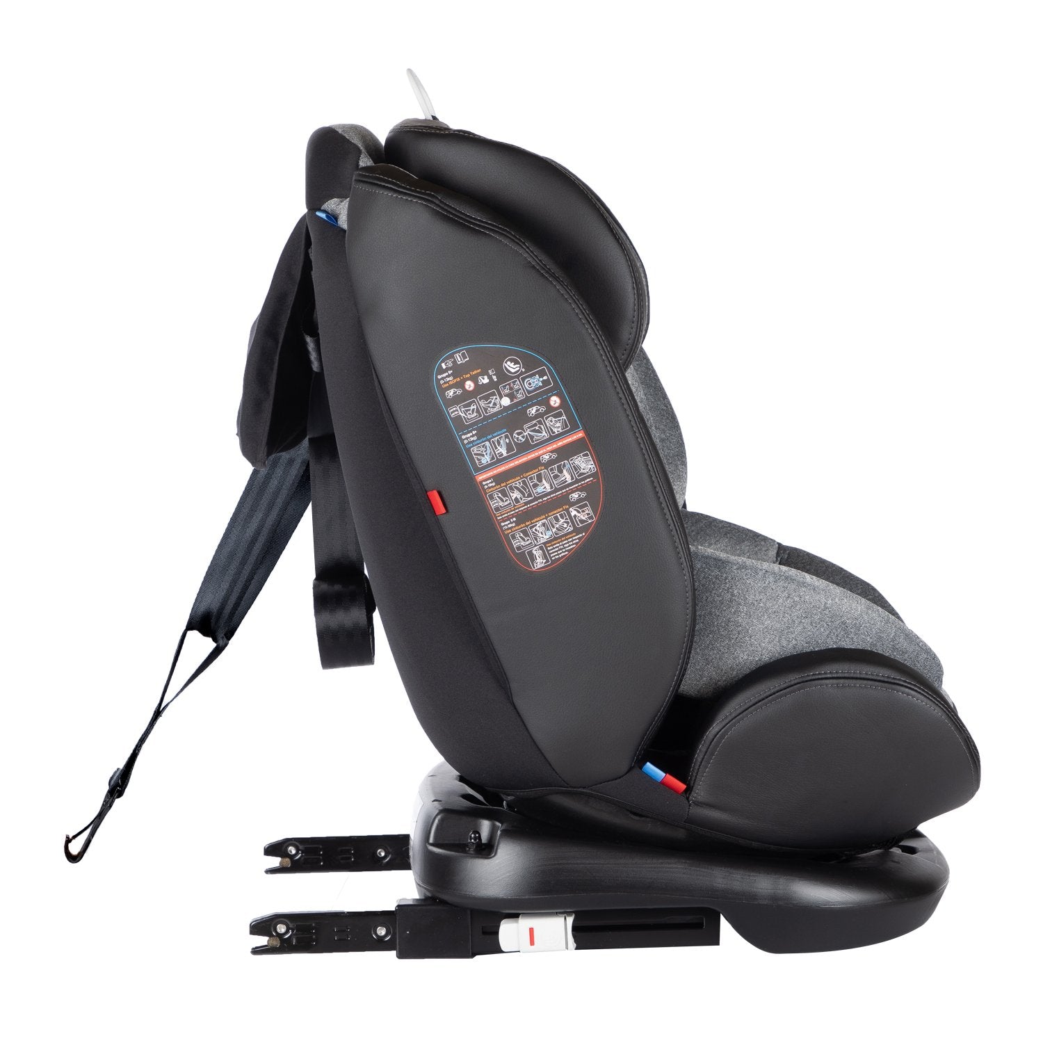 Silla De Auto Convertible I-giro 360 Gris Claro