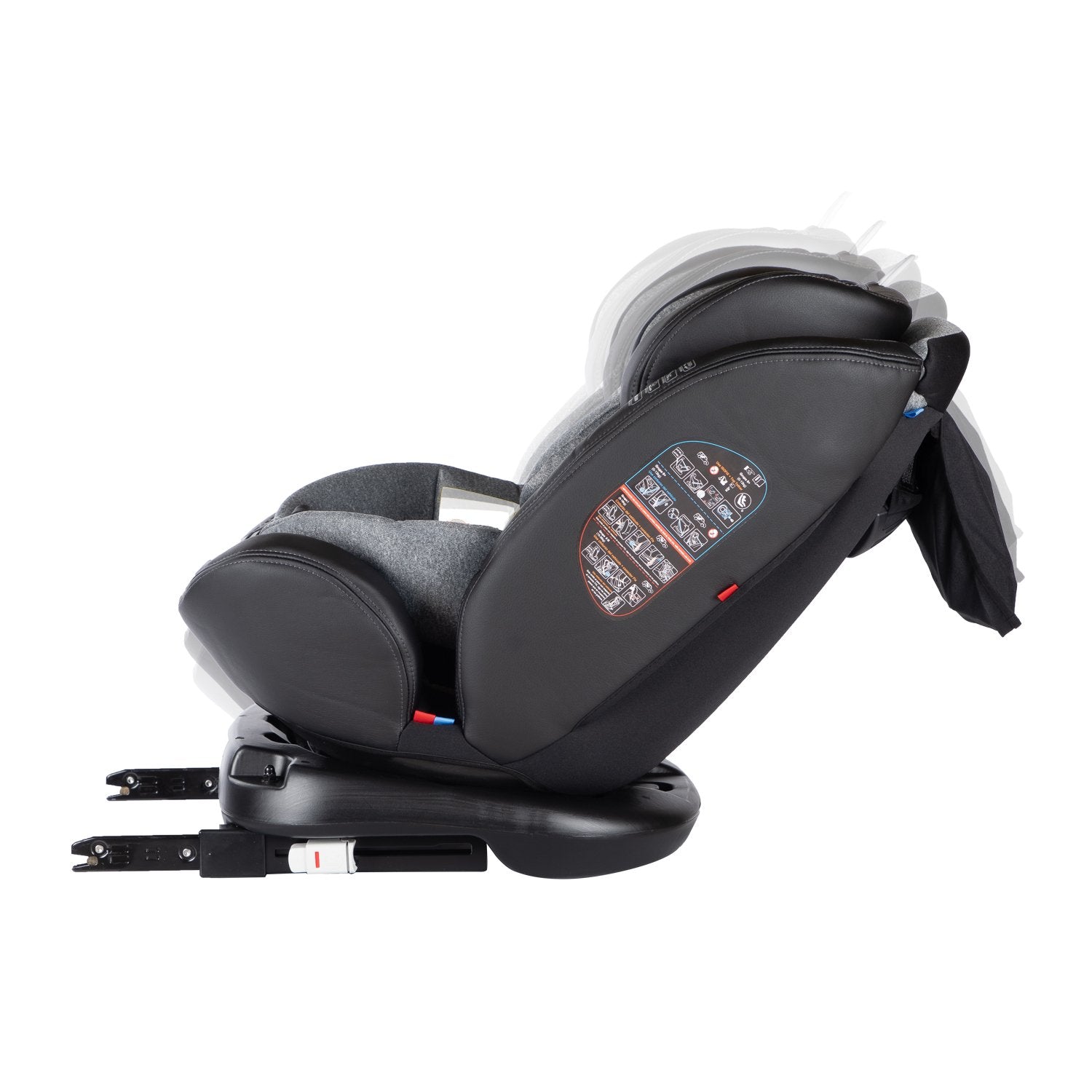 Silla De Auto Convertible I-giro 360 Gris Claro