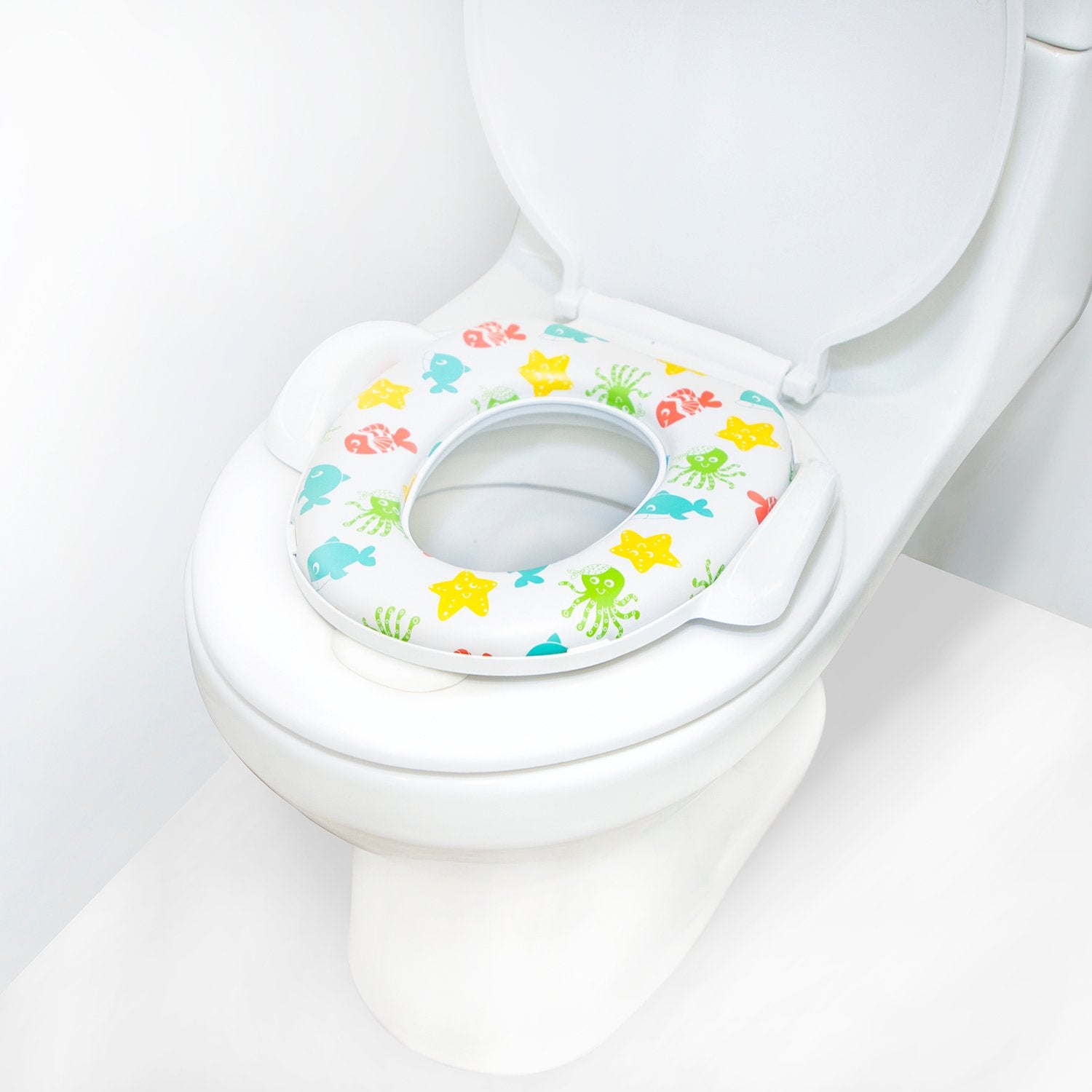 Asiento  Adaptador Para Baño Diseño Del Mar