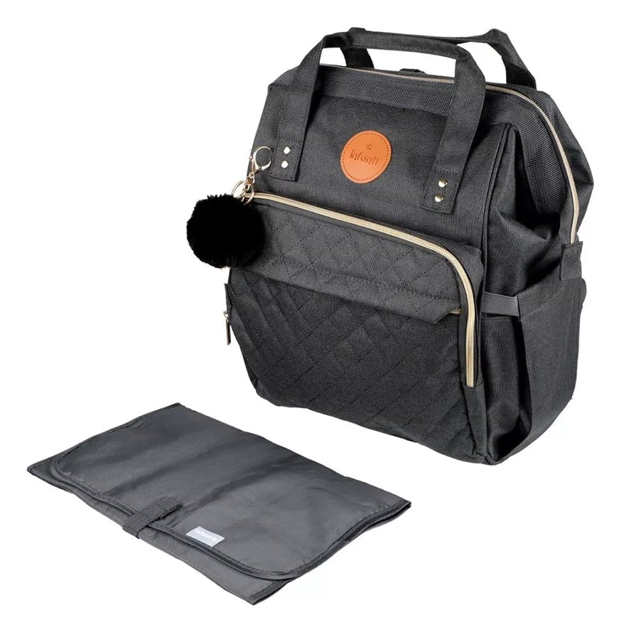 Mochila Pañalera Open Negra