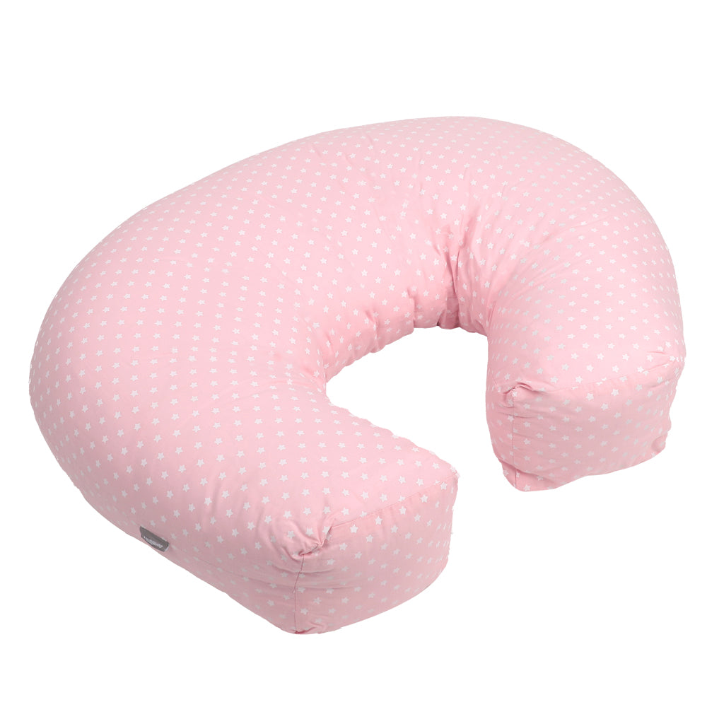 Cojín de Alimentación Rosa Estrellas