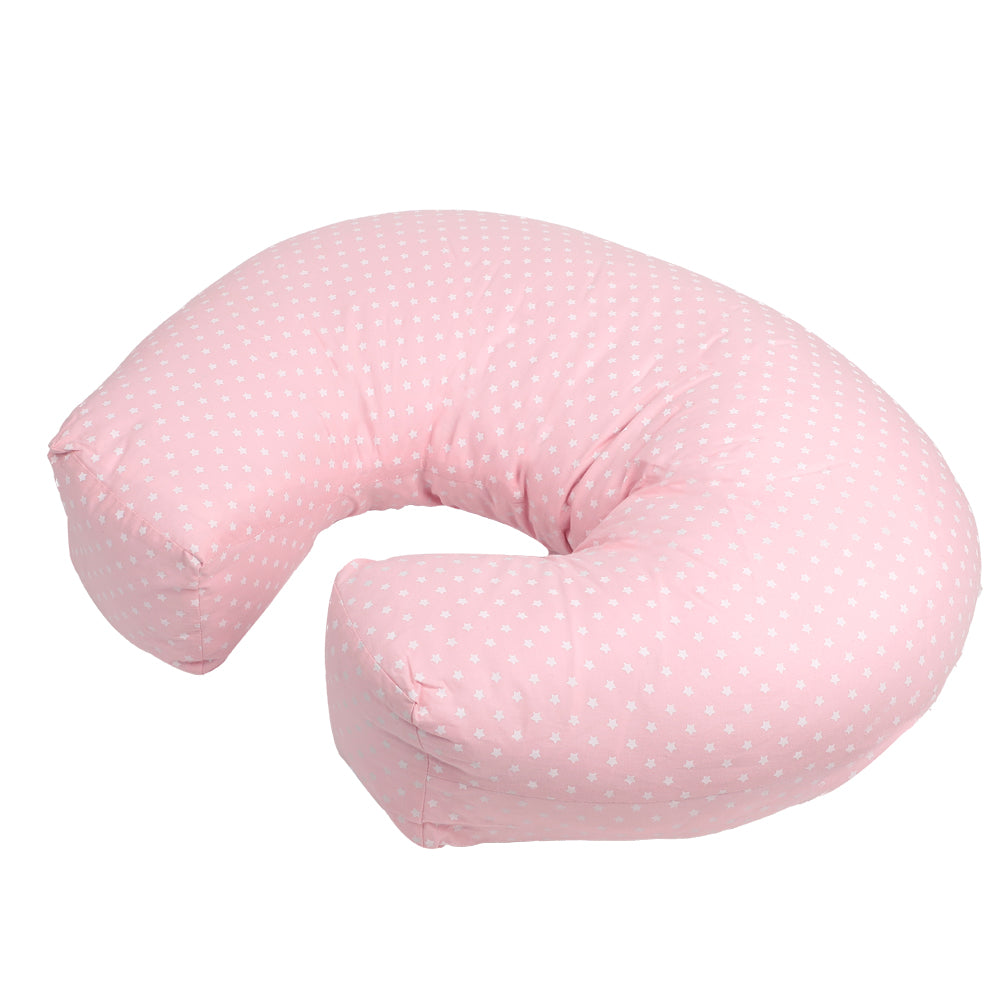 Cojín de Alimentación Rosa Estrellas