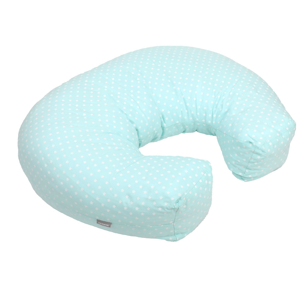 Cojín de Alimentación Menta Estrellas