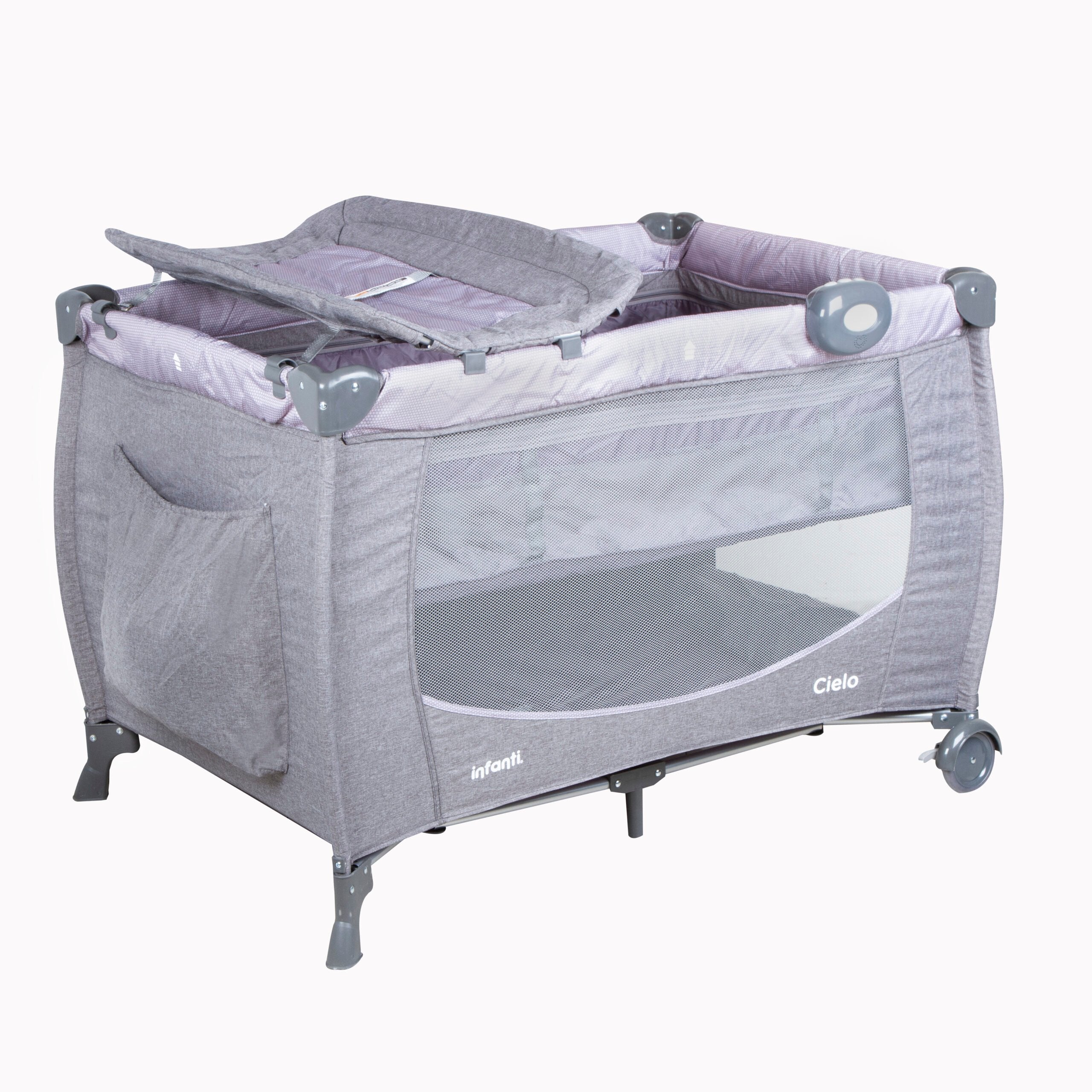 Cuna Playard Cielo Grey