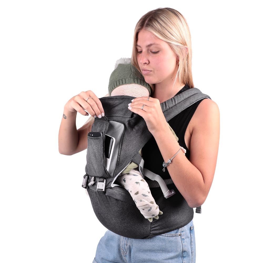 Arnes Portabebe Hip Seat Gris M.