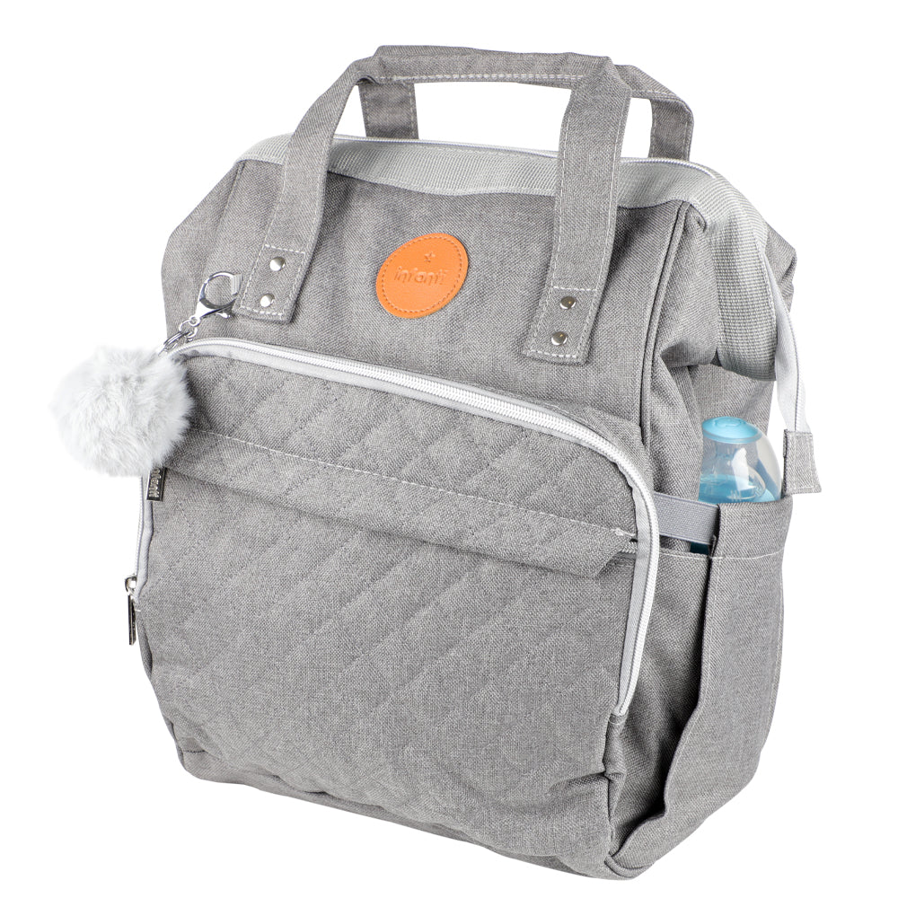 Mochila Pañalera Open Gris