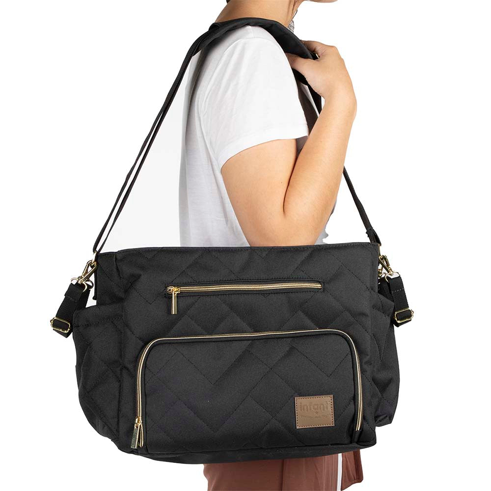 Bolso Motto Gold Negro