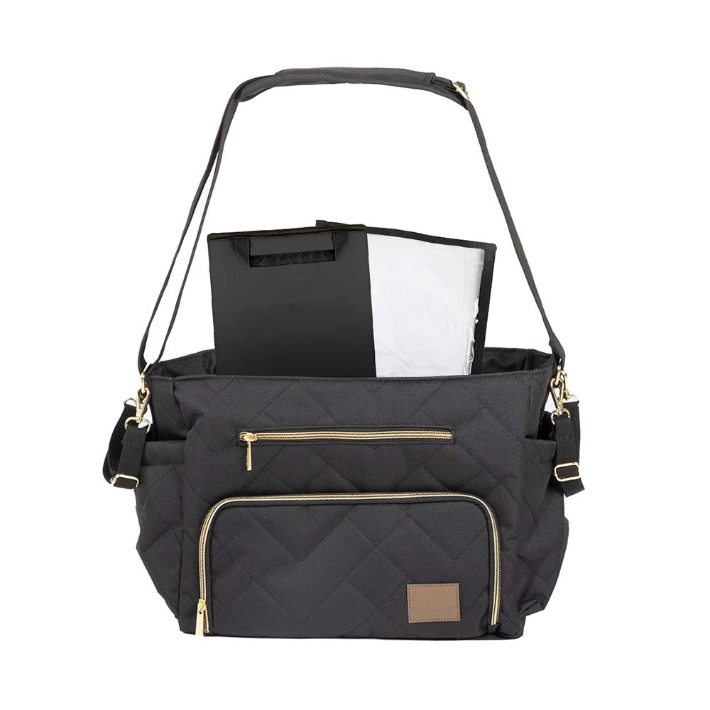 Bolso Motto Gold Negro