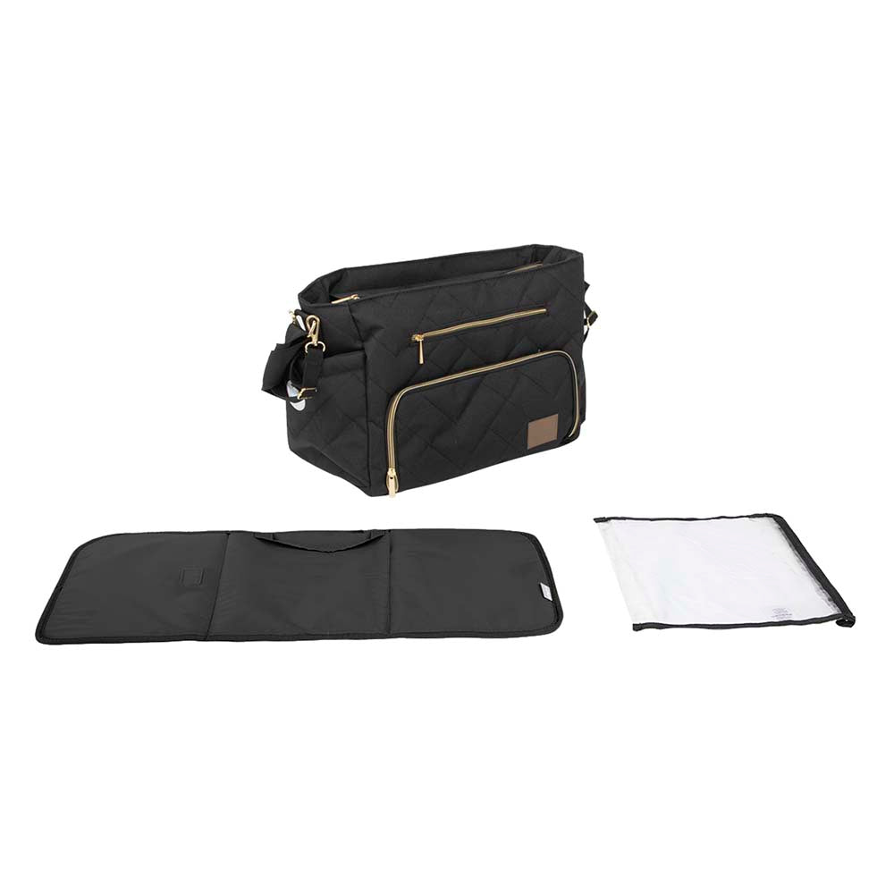 Bolso Motto Gold Negro