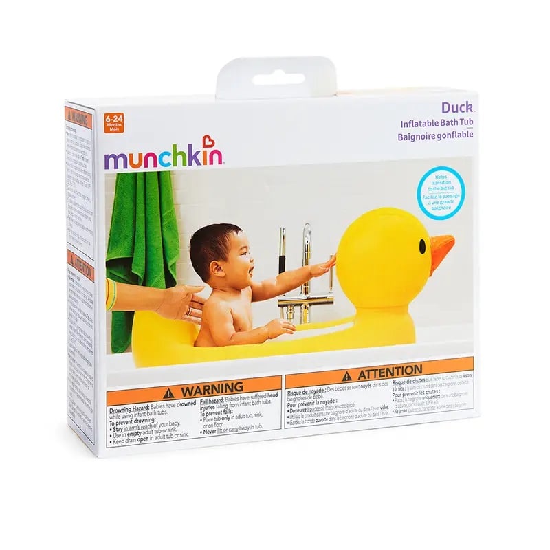 Tina Inflable Patito Amarillo Con Sensor