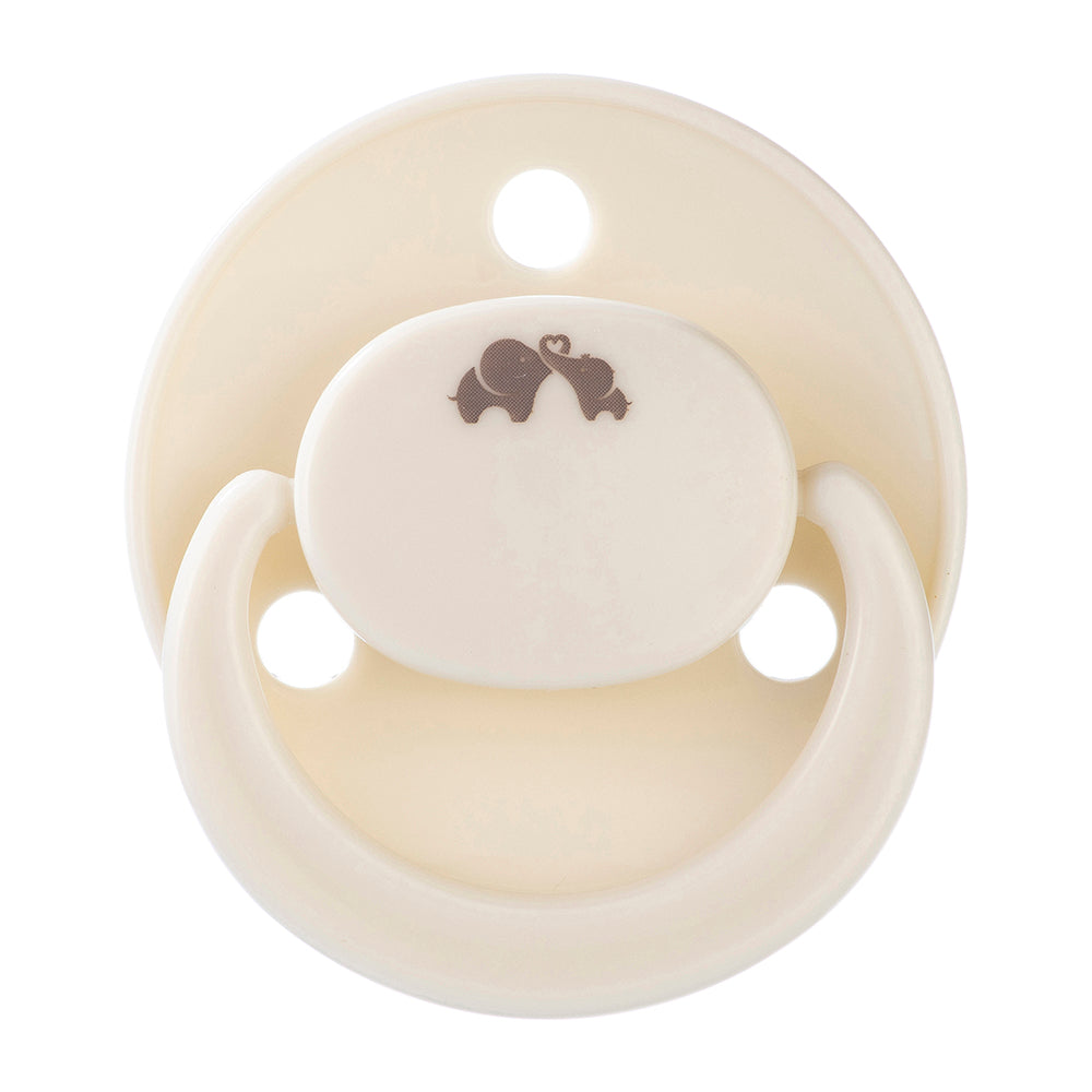 2 Chupetes reversibles silicona 6+ Azul/Arena