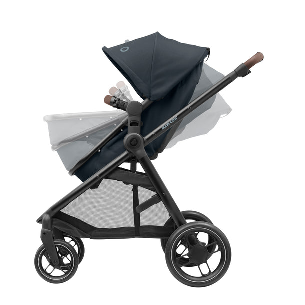 Coche Travel System Zelia 3 + Pebble 360° + Family Fix Esse Gris