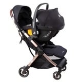 Coche Travel System Eva 3 + Cabriofix I-size Negro Maxi Cosi