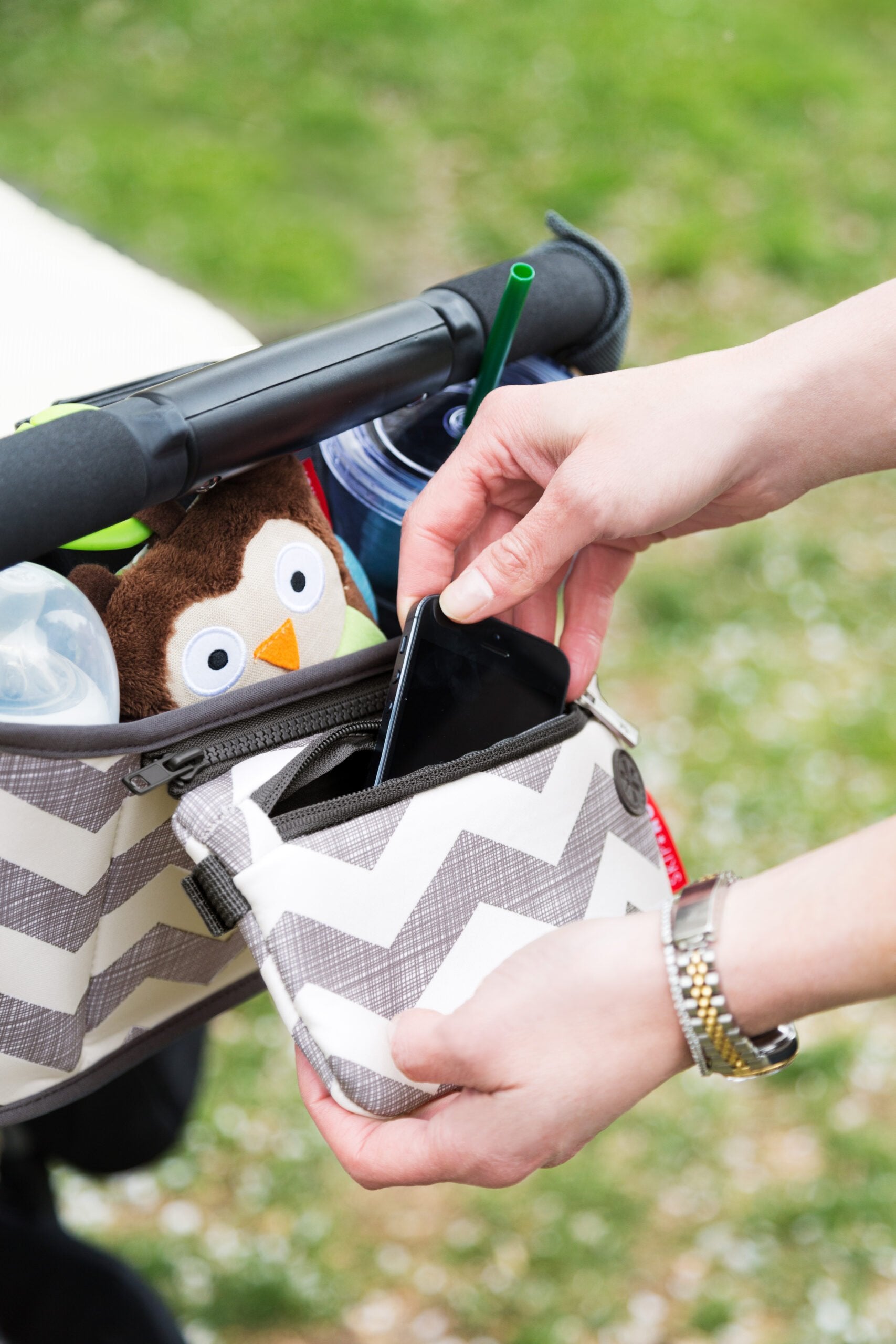 Bolso Organizador Para Coches Chevron
