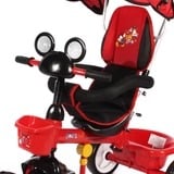 Triciclo Musical Con Guía Y Techo Mickey Disney