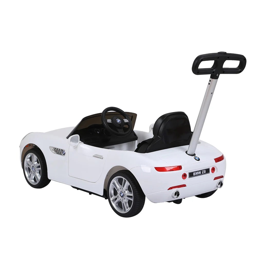 Auto Con Guía Direccionable Bmw Z8 Blanco Infanti