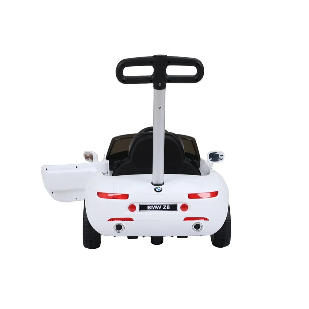 Auto Con Guía Direccionable Bmw Z8 Blanco Infanti