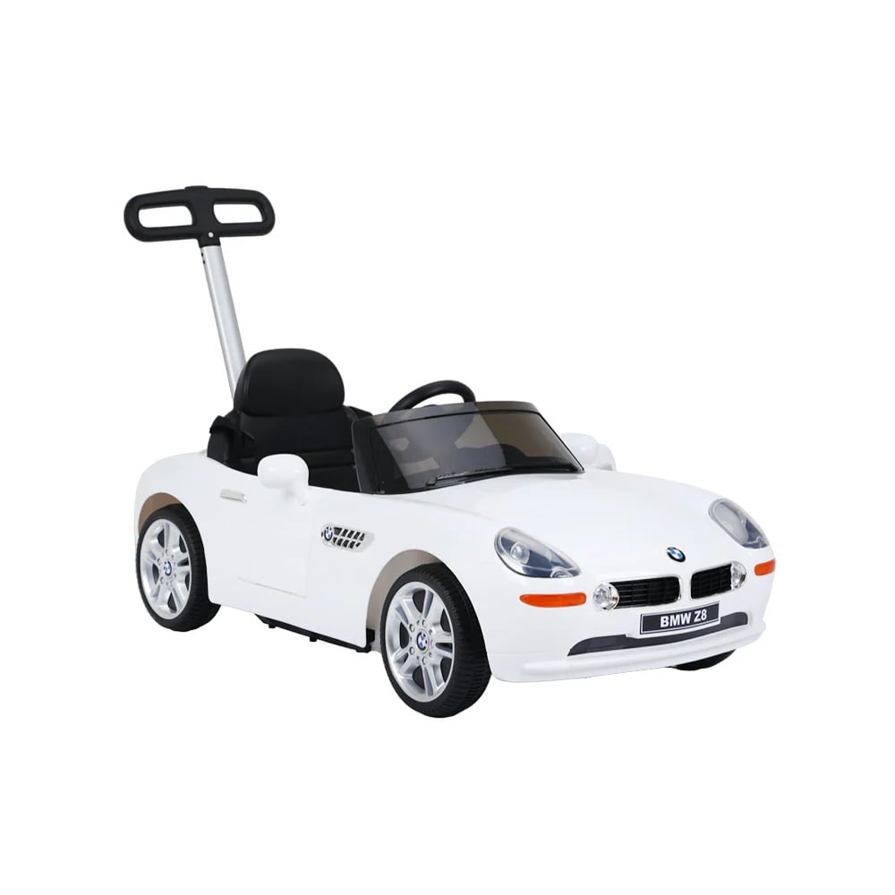 Auto Con Guía Direccionable Bmw Z8 Blanco Infanti