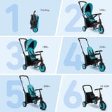 Triciclo Folding Trike Str3 Smart Trike Azul