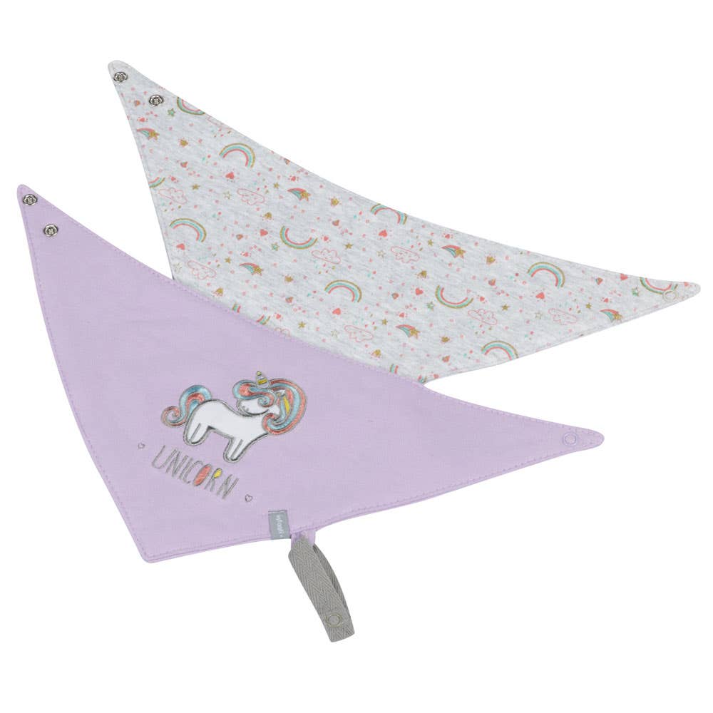 Bipack Baberos Impermeable Unicornio