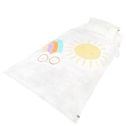 Set De Cuna Playard Sábanas Más Cobertor Y Funda Sunny