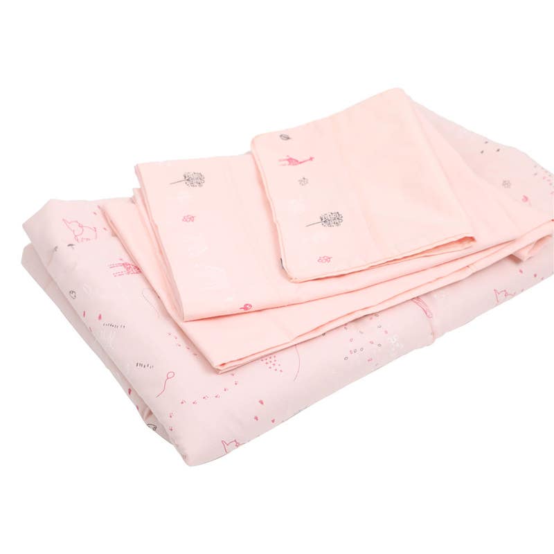 Set Cuna Colecho Rosado