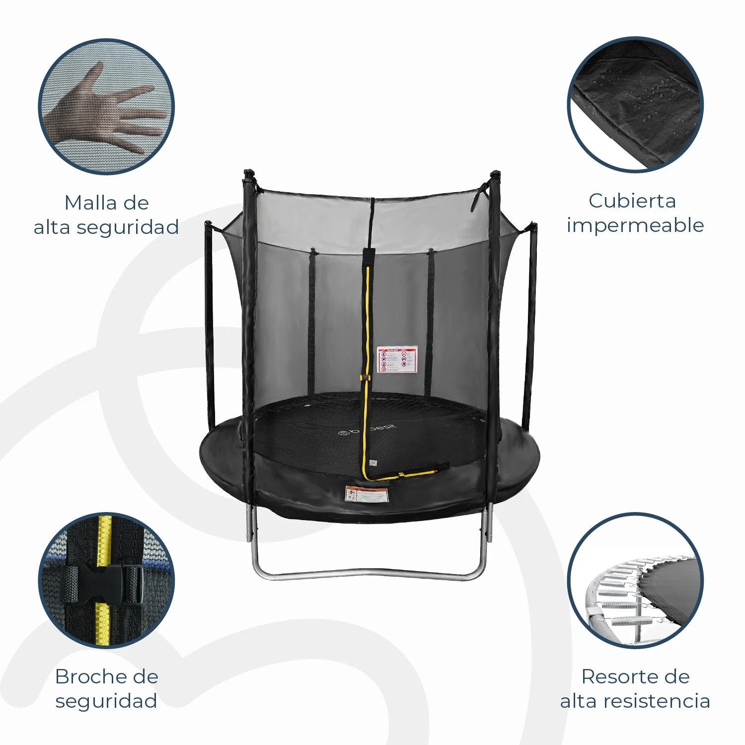 Cama Elástica Trampolín 2,4 Mt + Malla Seguridad